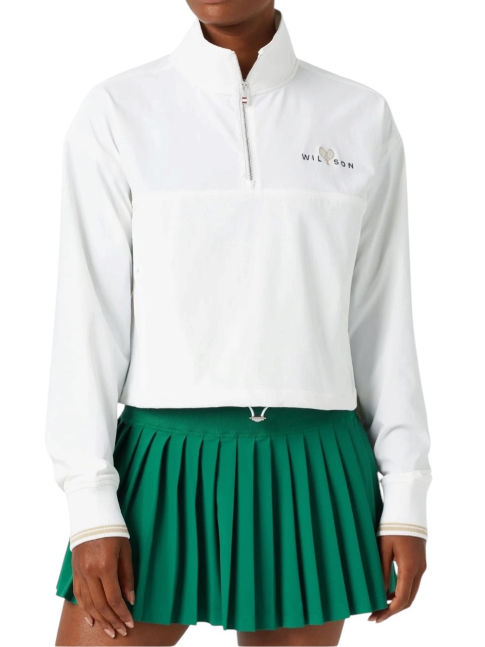 Wilson Davenport 1/2 Zip Pullover high Neck Pullover Sz S Tennis Pickleball